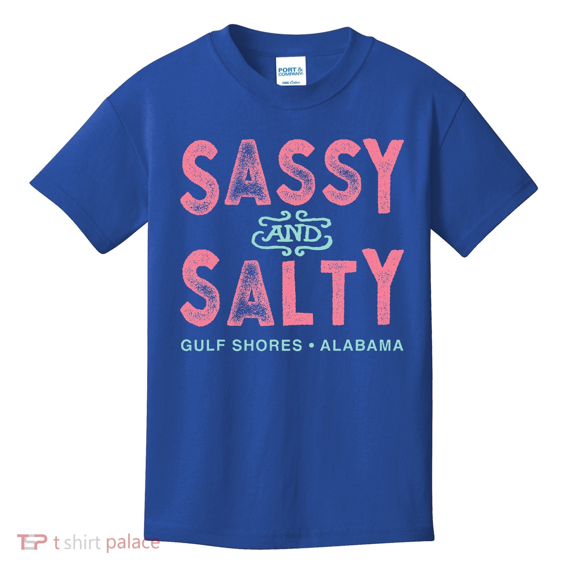 Gulf Shores Alabama Sassy And Salty Kids T-Shirt