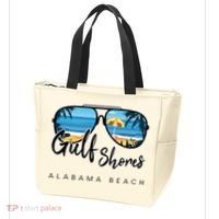 Gulf Shores Alabama Palm Tree Sunglasses Souvenir Tote Bag thumb 3