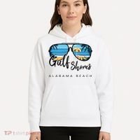 Gulf Shores Alabama Palm Tree Sunglasses Souvenir Hoodie thumb 5