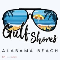 Gulf Shores Alabama Palm Tree Sunglasses Souvenir T-Shirt thumb 7