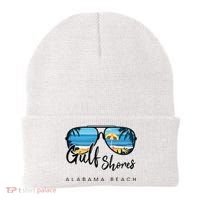 Gulf Shores Alabama Palm Tree Sunglasses Souvenir Beanie thumb 0