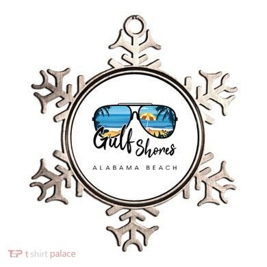 Gulf Shores Alabama Palm Tree Sunglasses Souvenir Ornament
