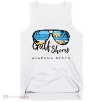 Gulf Shores Alabama Palm Tree Sunglasses Souvenir Tank Top thumb 0