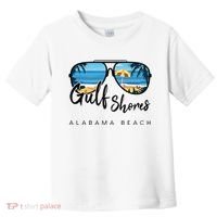 Gulf Shores Alabama Palm Tree Sunglasses Souvenir Toddler T-Shirt thumb 0