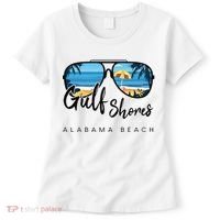 Gulf Shores Alabama Palm Tree Sunglasses Souvenir Women's T-Shirt thumb 0