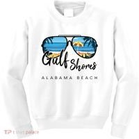 Gulf Shores Alabama Palm Tree Sunglasses Souvenir Kids Sweatshirt thumb 0