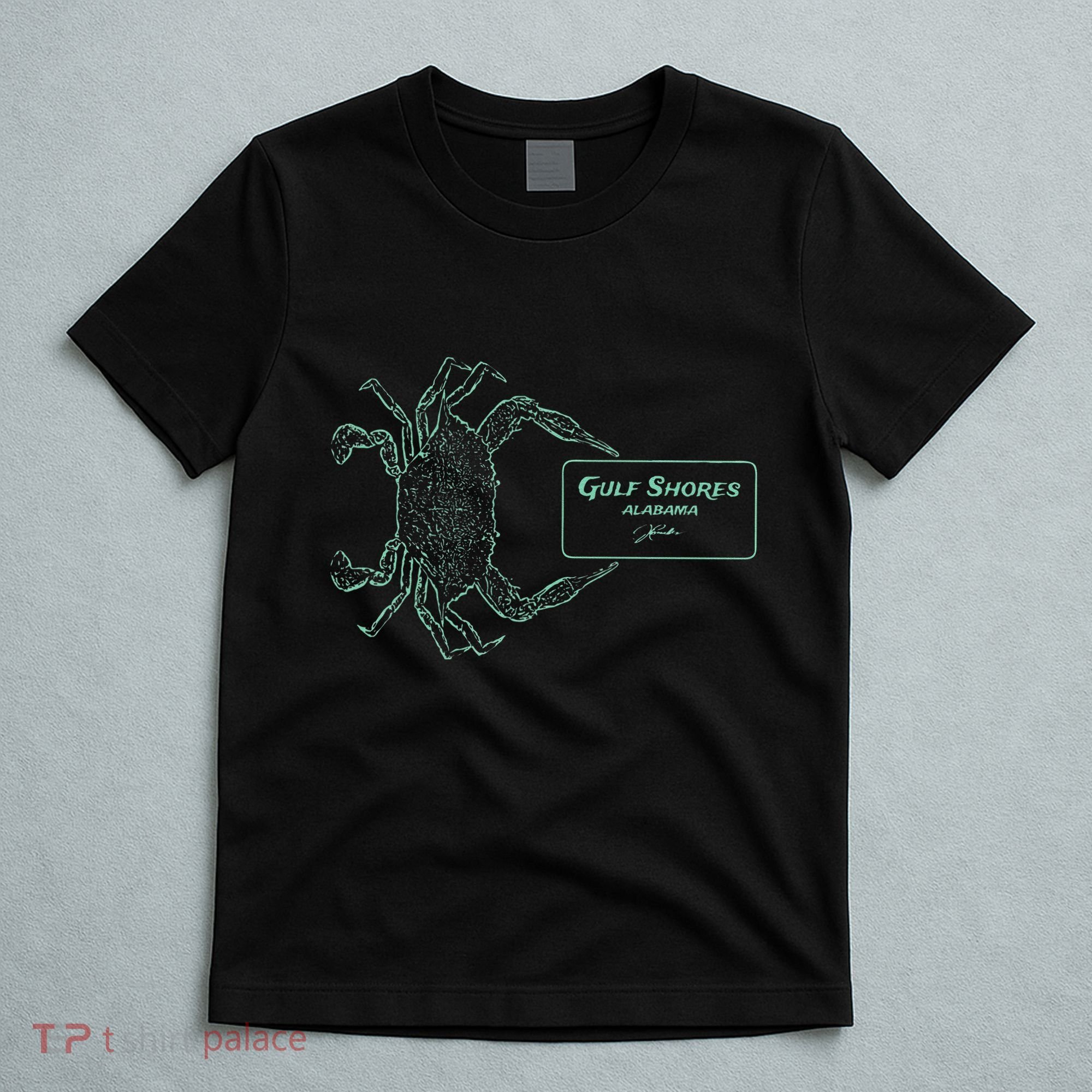 Gulf Shores Al Blue Crab With Card T-Shirt