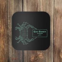 Gulf Shores Al Blue Crab With Card Coaster thumb 0