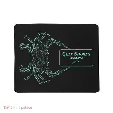 Gulf Shores Al Blue Crab With Card Mousepad