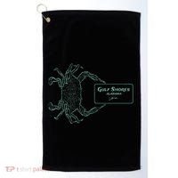 Gulf Shores Al Blue Crab With Card Golf Towel thumb 0