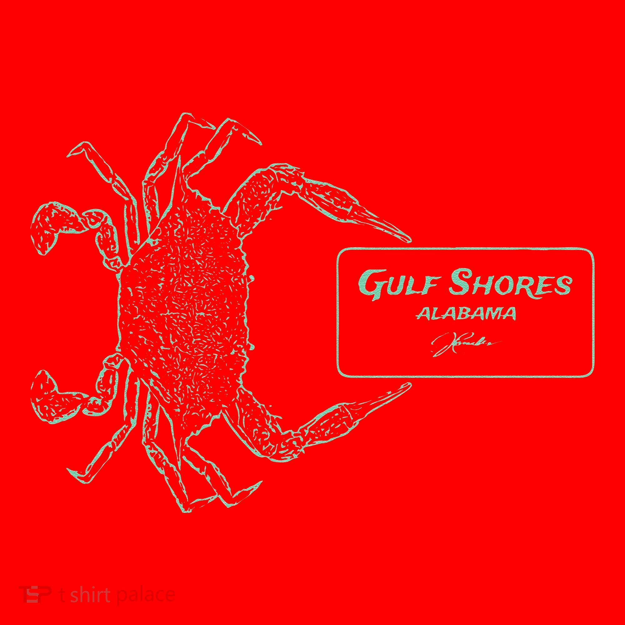 Gulf Shores Al Blue Crab With Card Santa Hat