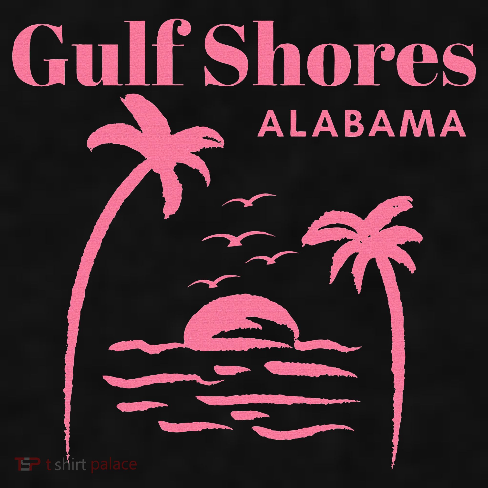 Gulf Shores Alabama Vacation Ladies PosiCharge Tri-Blend Wicking Tank