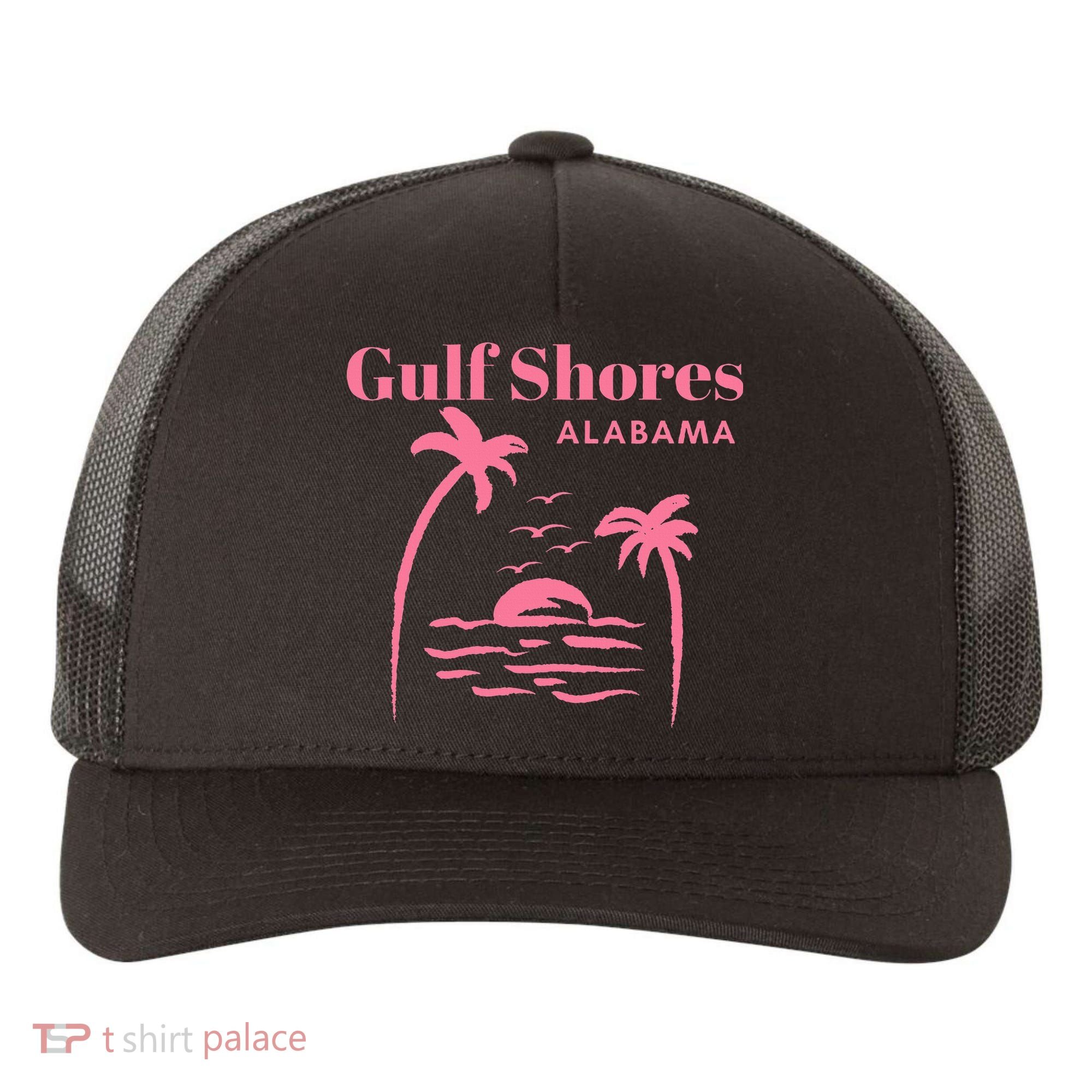 Gulf Shores Alabama Vacation Yupoong Adult 5-Panel Trucker Hat