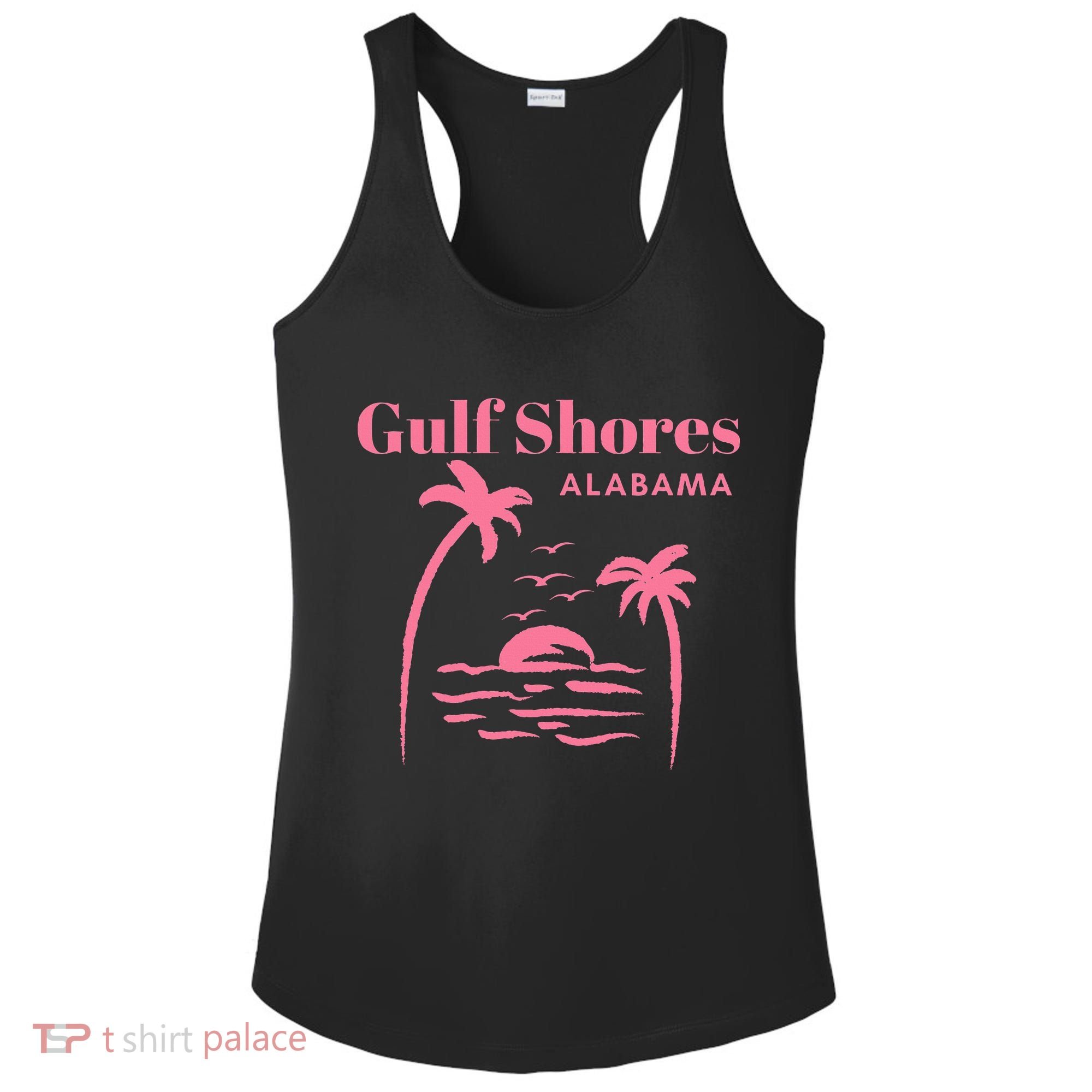 Gulf Shores Alabama Vacation Ladies PosiCharge Competitor Racerback Tank