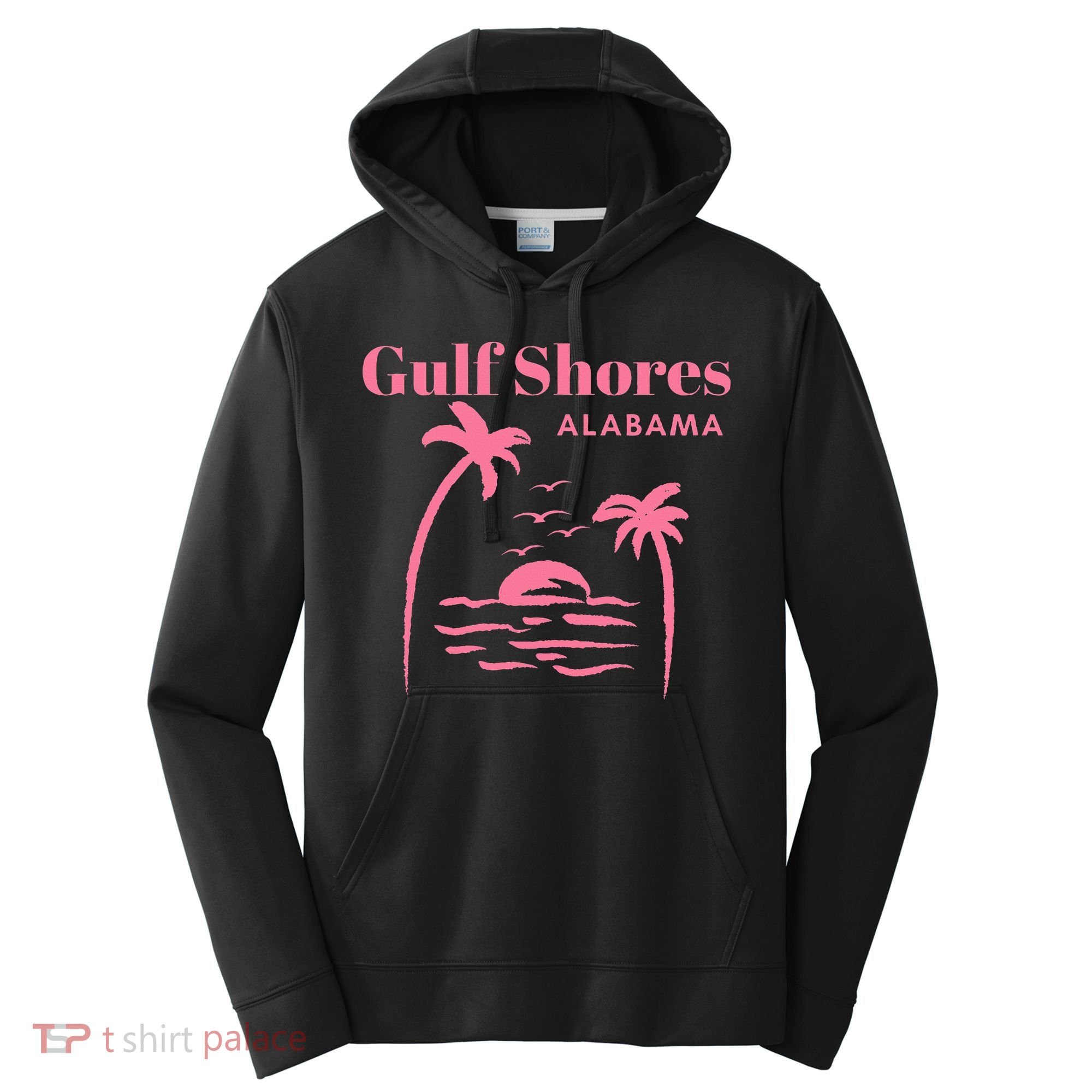Gulf Shores Alabama Vacation Performance Fleece Hoodie