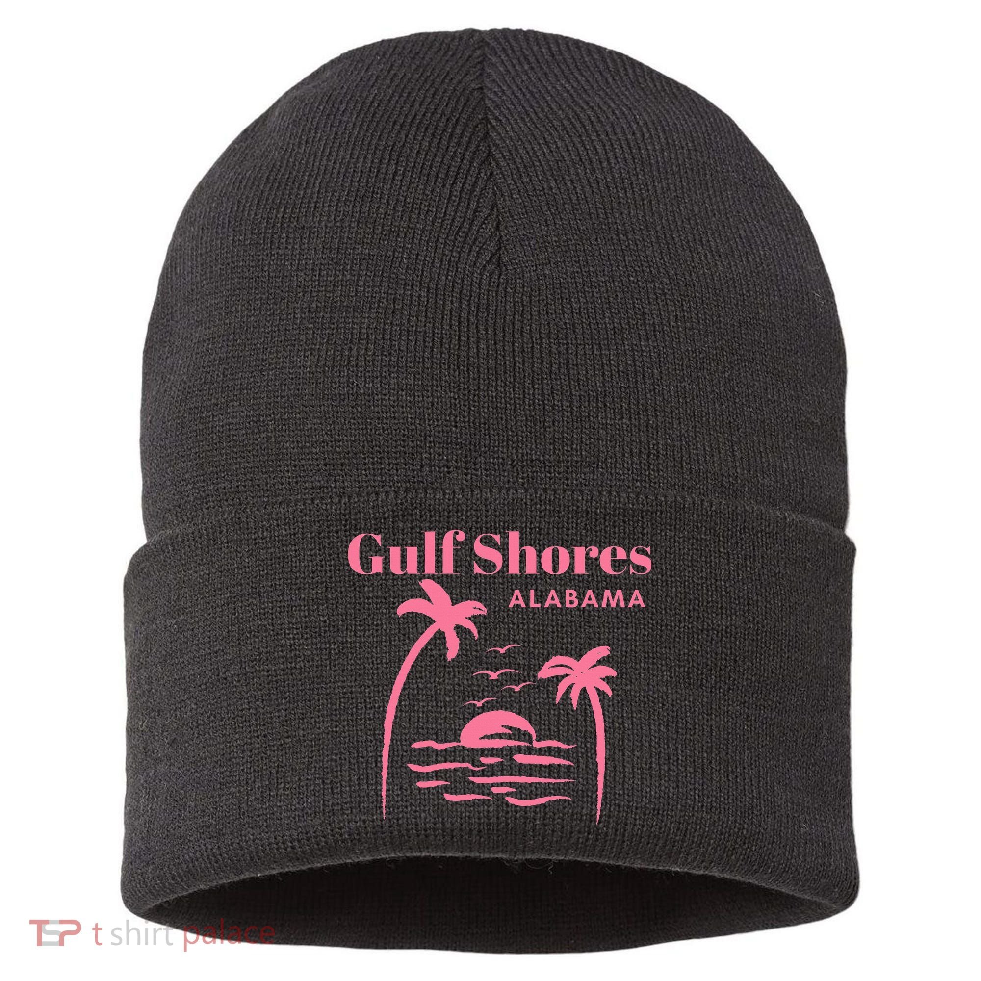 Gulf Shores Alabama Vacation Sustainable Knit Beanie