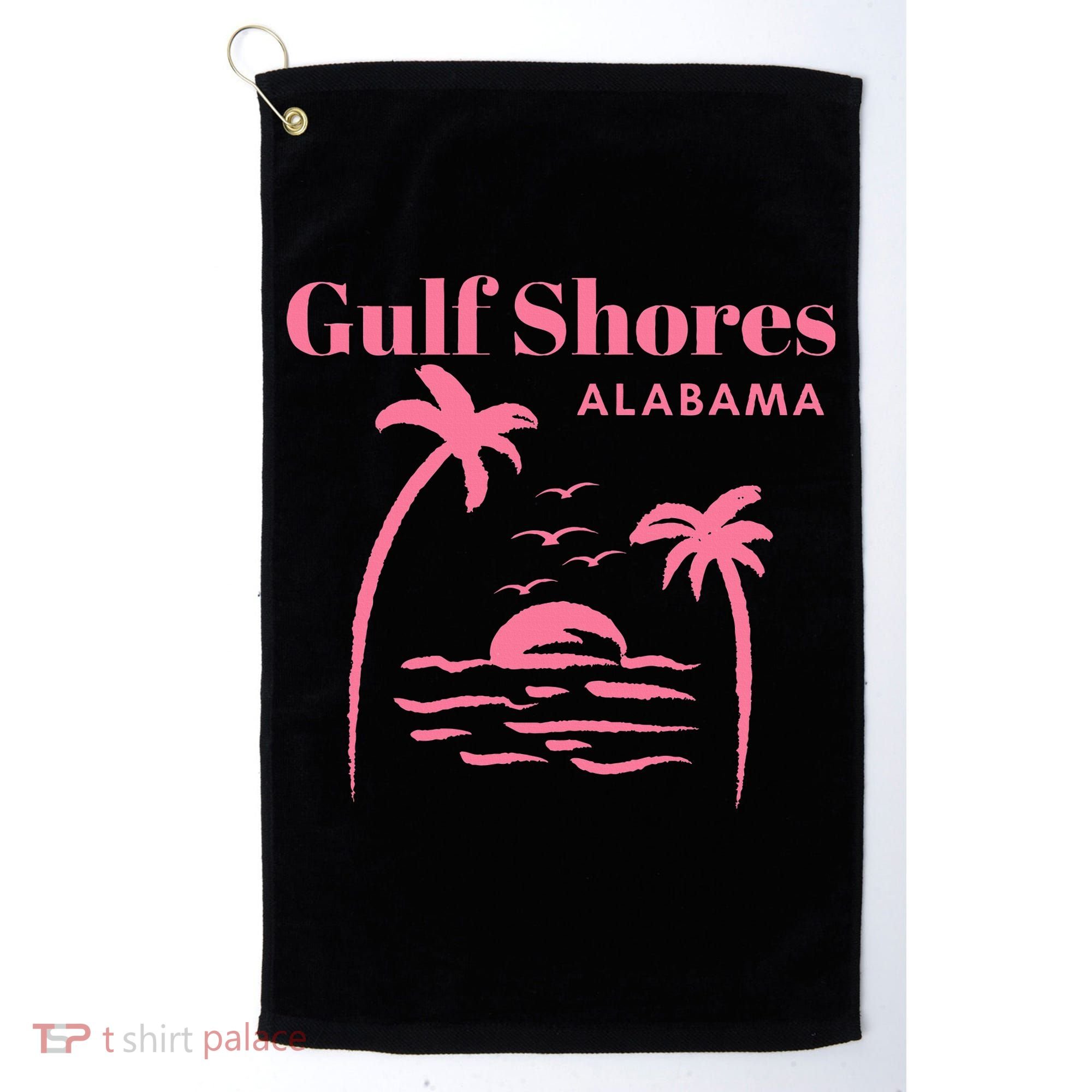 Gulf Shores Alabama Vacation Golf Towel