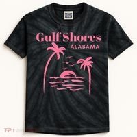 Gulf Shores Alabama Vacation Kids Tie-Dye T-Shirt thumb 0
