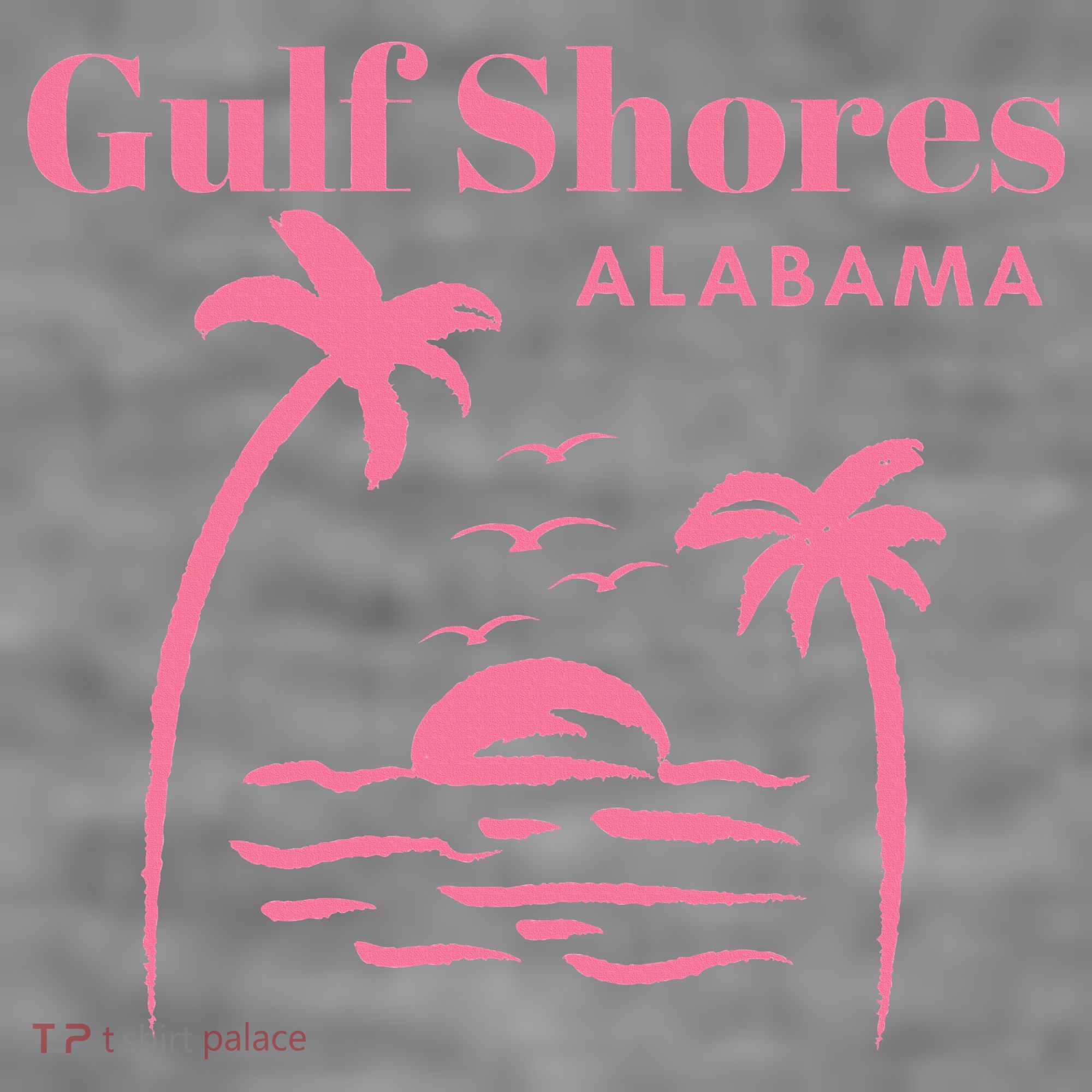Gulf Shores Alabama Vacation Women's Racerback Cropped Tank