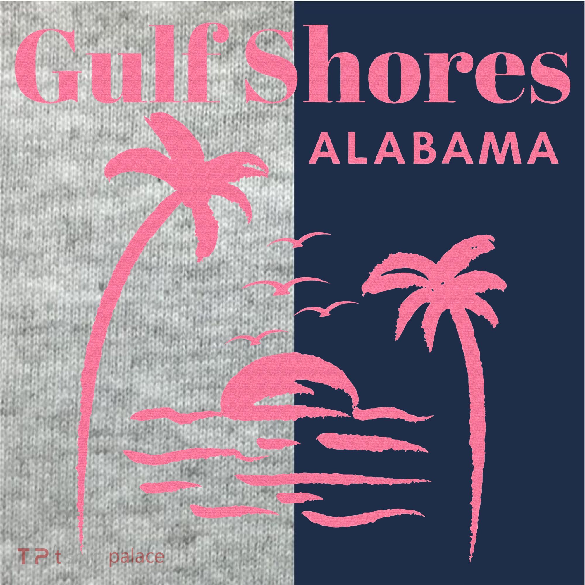 Gulf Shores Alabama Vacation Kids Colorblock Raglan Jersey