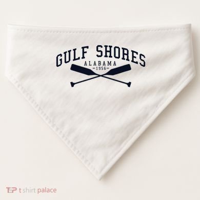 Gulf Shores Alabama USA-Made Doggie Bandana