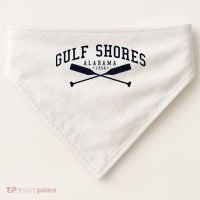 Gulf Shores Alabama USA-Made Doggie Bandana thumb 0