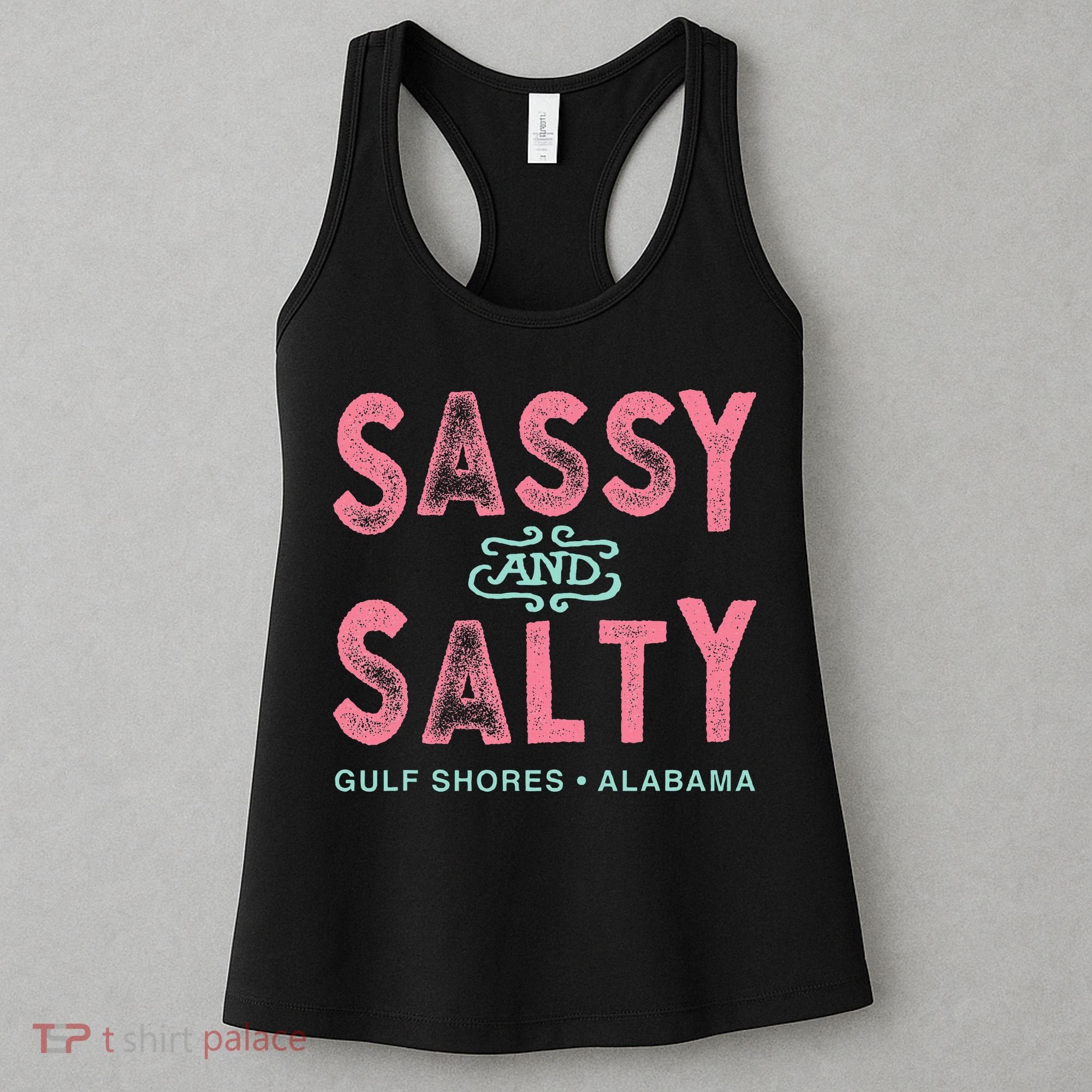 Gulf Shores Alabama Sea Blue Tribal Turtle Women's Tank Top