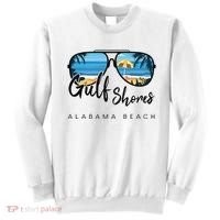 Gulf Shores Alabama Palm Tree Sunglasses Souvenir Sweatshirt thumb 0