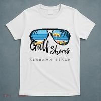 Gulf Shores Alabama Palm Tree Sunglasses Souvenir T-Shirt thumb 5