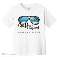 Gulf Shores Alabama Palm Tree Sunglasses Souvenir Toddler T-Shirt thumb 0