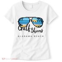 Gulf Shores Alabama Palm Tree Sunglasses Souvenir Women's T-Shirt thumb 0