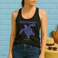 Gulf Shores Alabama Sea Turtle Boy Girl Women's Tank Top thumb 2