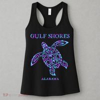 Gulf Shores Alabama Sea Turtle Boy Girl Women's Tank Top thumb 3