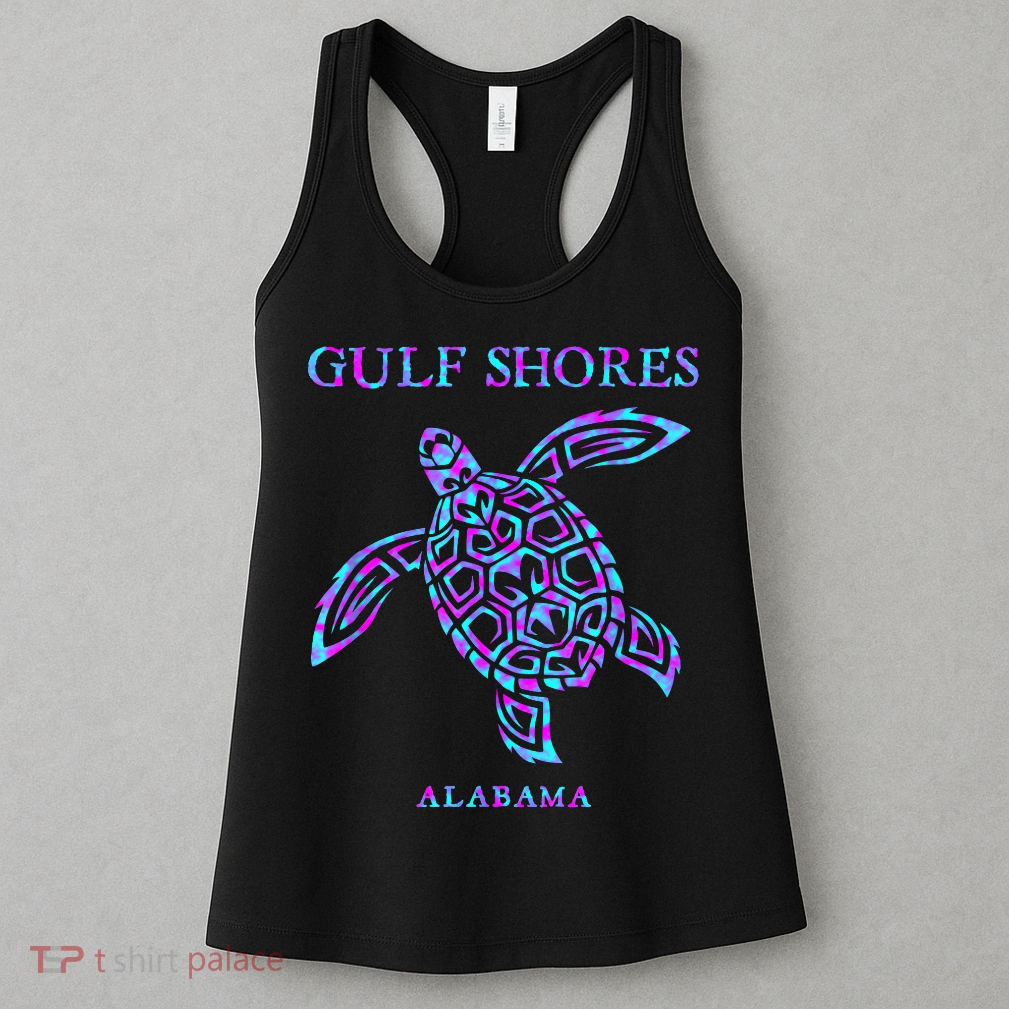 Gulf Shores Alabama Sea Turtle Boy Girl Women's Tank Top