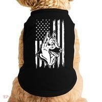 German Shepherd American Flag Pets Animals K9s Service Dogs Doggie Tank thumb 0