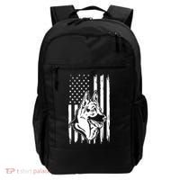 German Shepherd American Flag Pets Animals K9s Service Dogs Backpack thumb 0