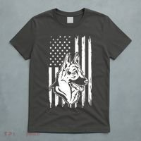 German Shepherd American Flag Pets Animals K9s Service Dogs T-Shirt thumb 5