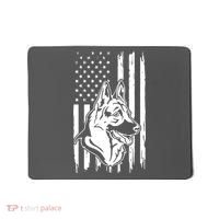 German Shepherd American Flag Pets Animals K9s Service Dogs Mousepad thumb 0