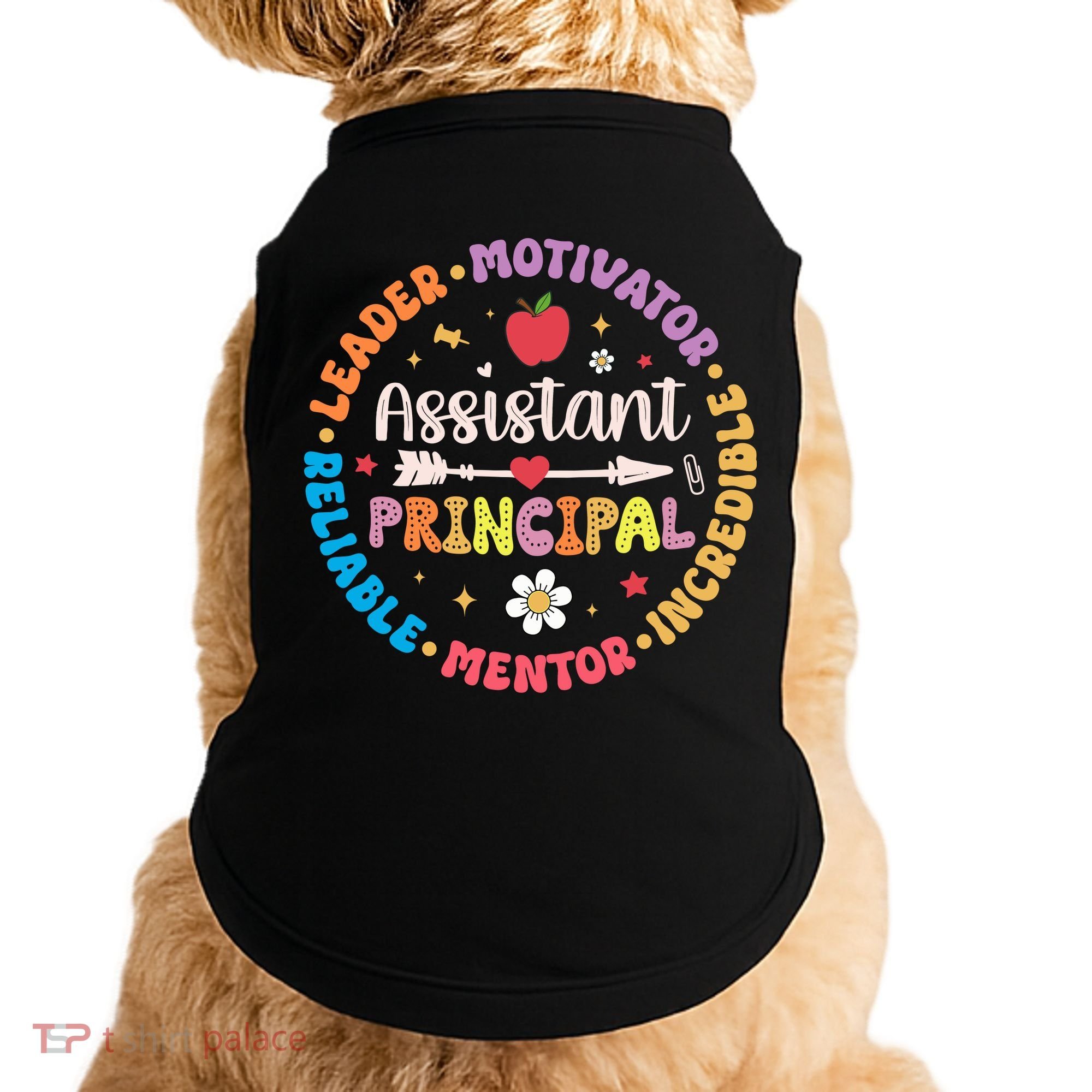 Groovy School Assistant Principal Teacher Appreciation Doggie Tank
