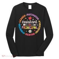 Groovy School Assistant Principal Teacher Appreciation Long Sleeve Shirt thumb 0