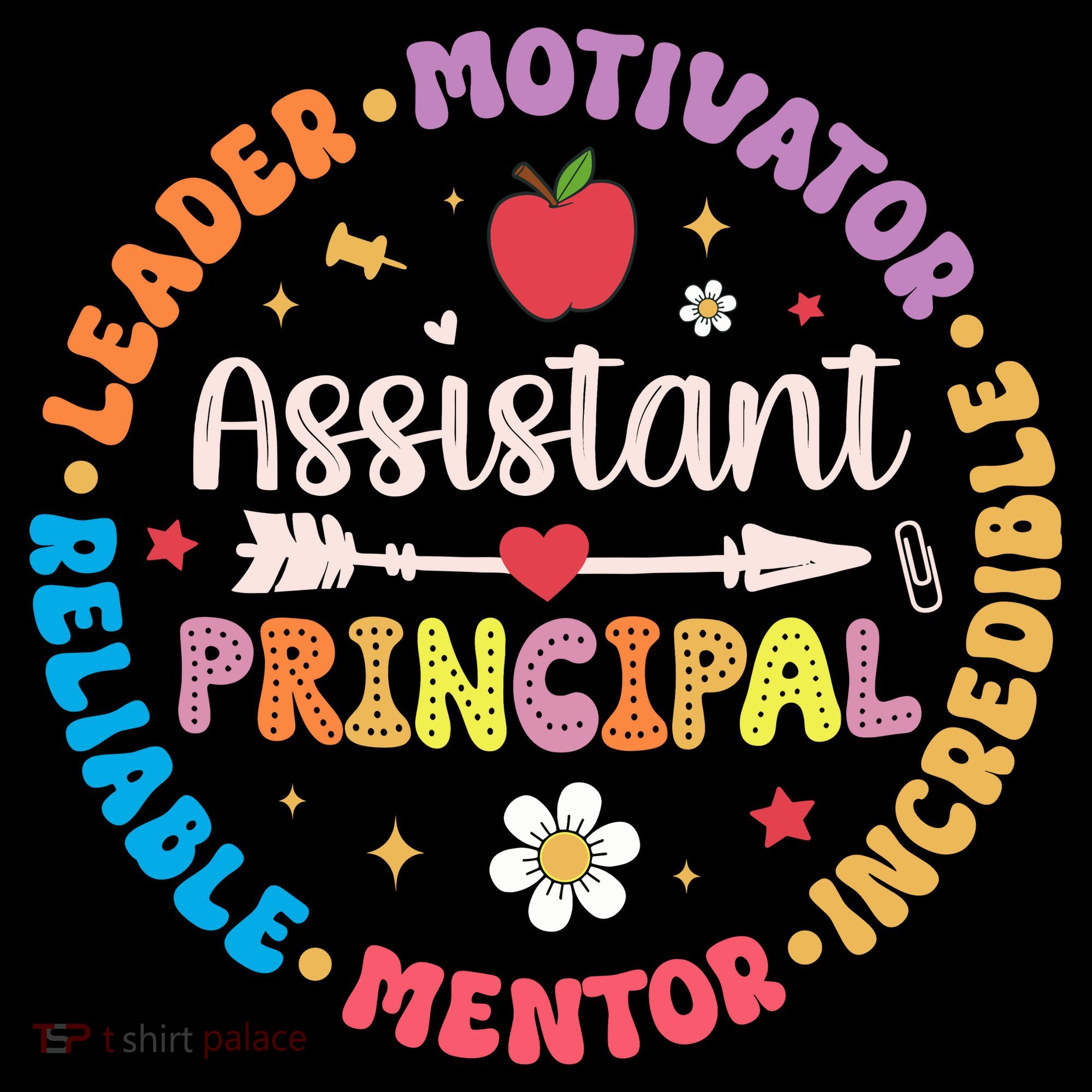Groovy School Assistant Principal Teacher Appreciation Women's Hoodie
