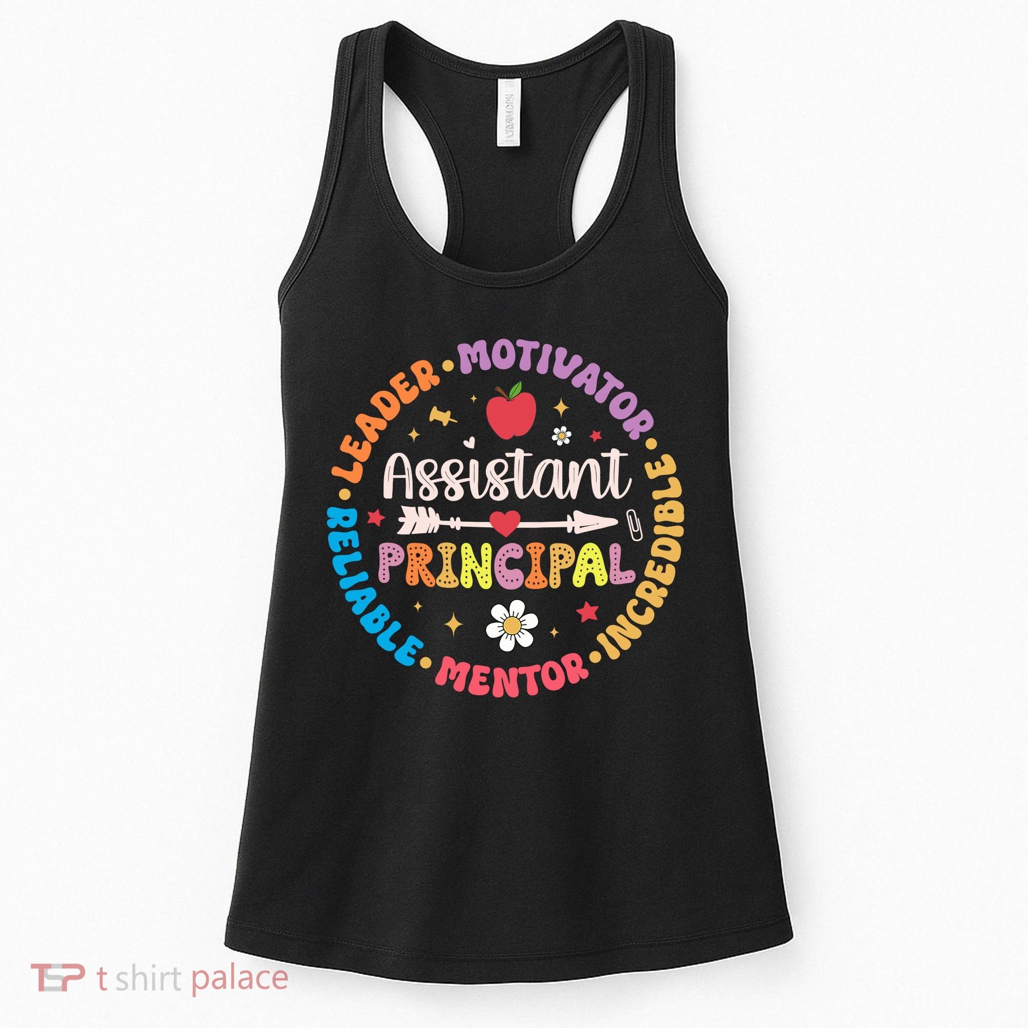 Groovy School Assistant Principal Teacher Appreciation Women's Tank Top