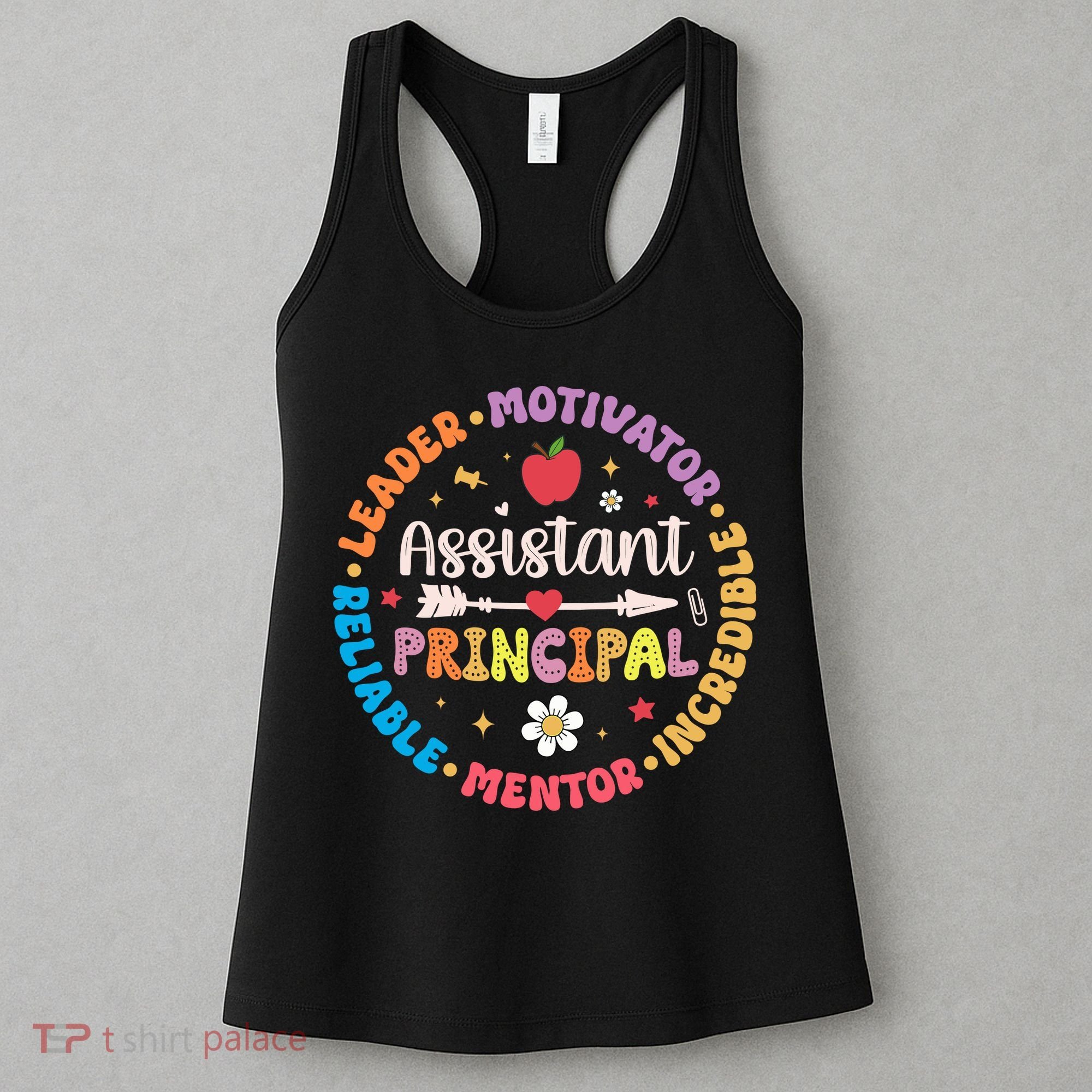 Groovy School Assistant Principal Teacher Appreciation Women's Tank Top