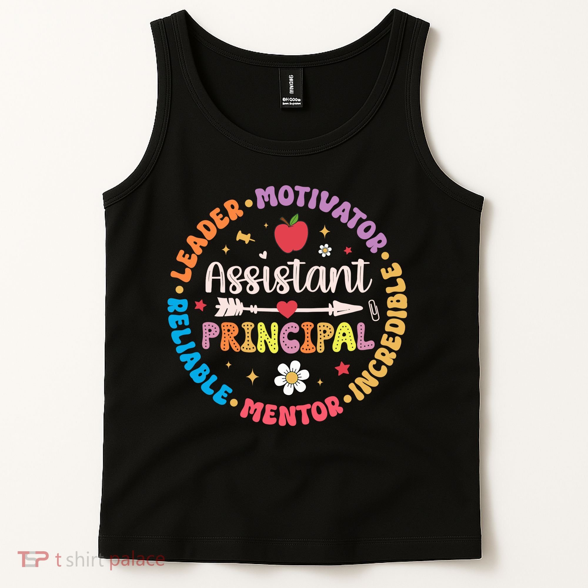 Groovy School Assistant Principal Teacher Appreciation Tank Top