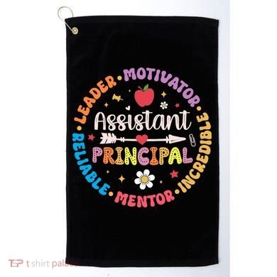 Groovy School Assistant Principal Teacher Appreciation Golf Towel