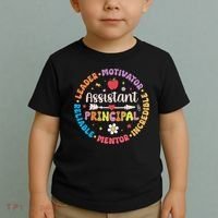 Groovy School Assistant Principal Teacher Appreciation Toddler T-Shirt thumb 2