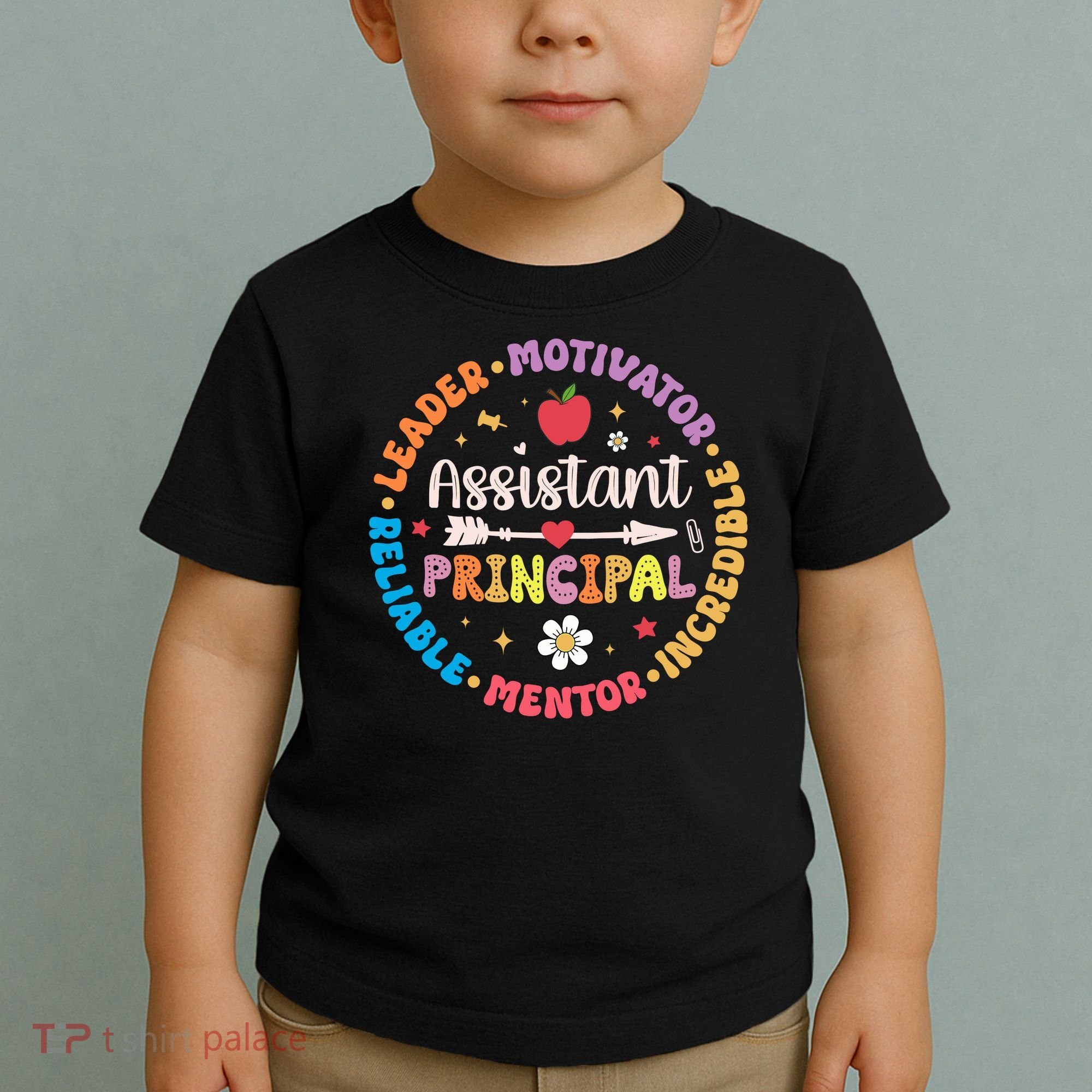 Groovy School Assistant Principal Teacher Appreciation Toddler T-Shirt
