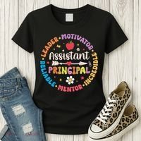 Groovy School Assistant Principal Teacher Appreciation Women's T-Shirt thumb 3