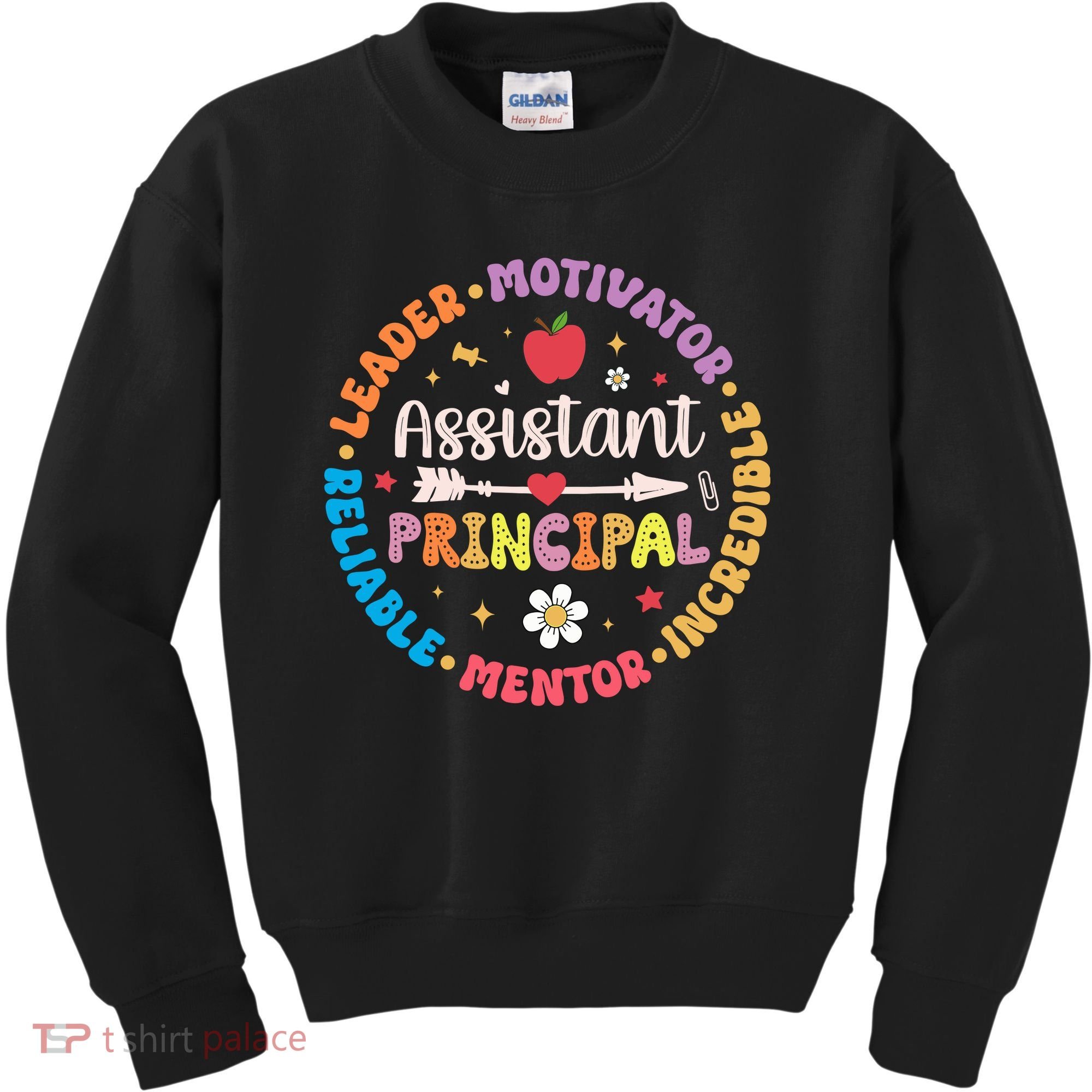 Groovy School Assistant Principal Teacher Appreciation Kids Sweatshirt
