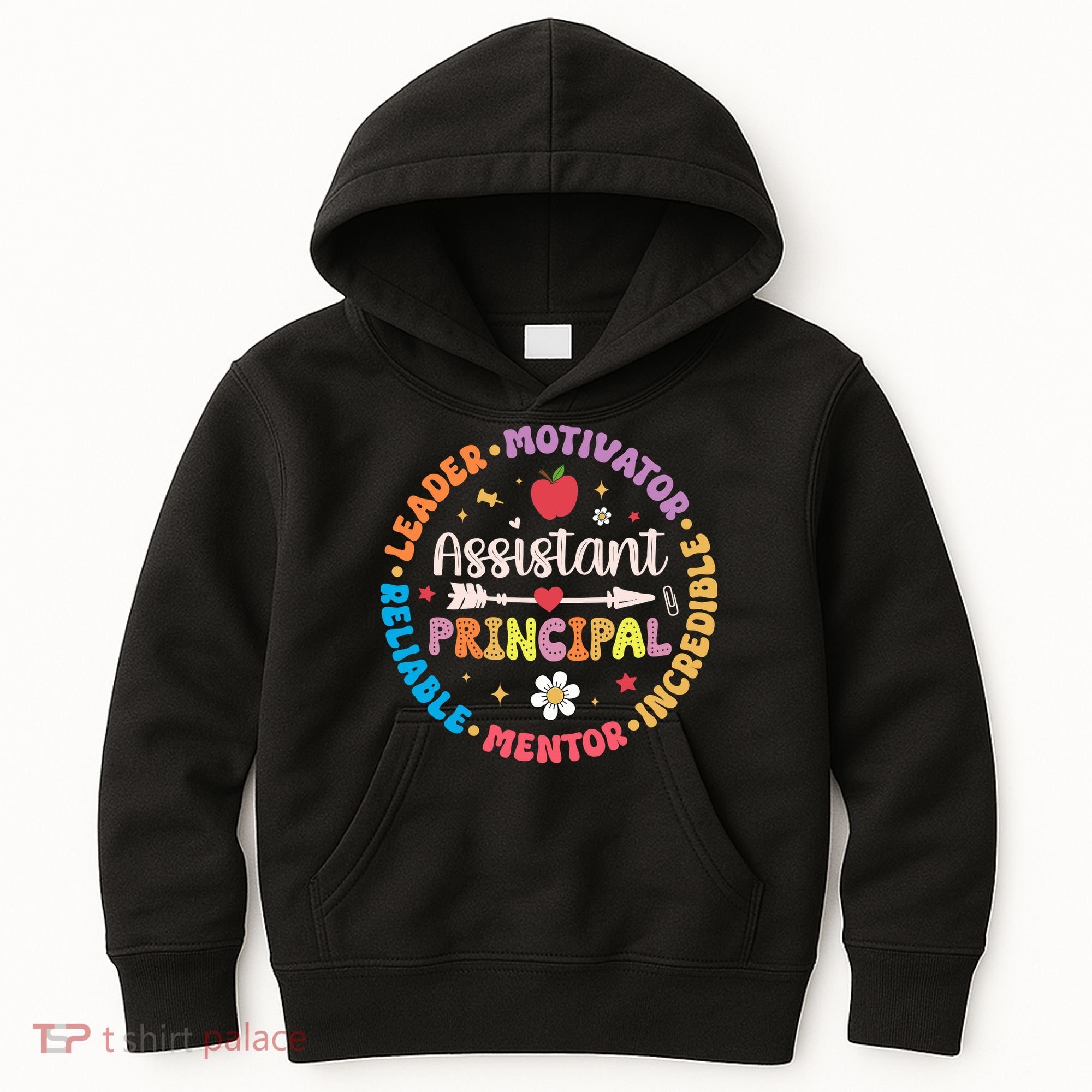 Groovy School Assistant Principal Teacher Appreciation Kids Hoodie